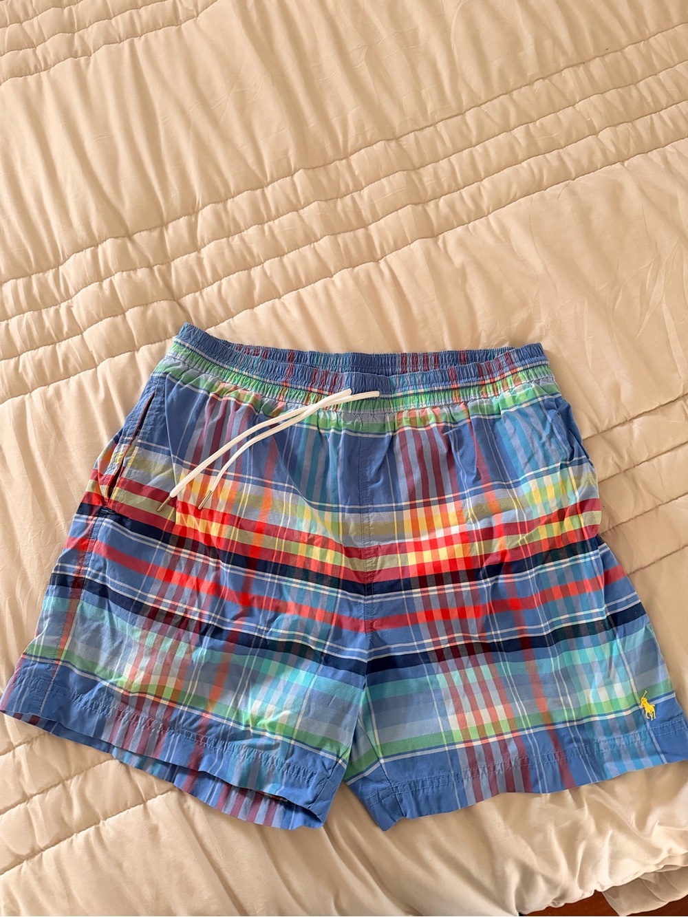 Polo by Ralph Lauren Blue Multicolor Plaid Shorts